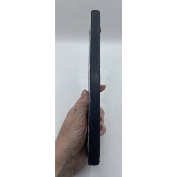 Collage Art Cat On The Roof Handmade Jazz Player Musician Wood Trombone Colorful - Picture 4 of 16